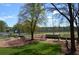 Baseball field featuring well-maintained grounds, batting cages, and seating for fans at 4107 Township Pkwy # 69, Sandy Springs, GA 30342