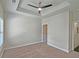 A comfortable bedroom features a ceiling fan, and neutral colors, creating a serene retreat at 4107 Township Pkwy # 69, Sandy Springs, GA 30342
