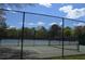 Outdoor tennis courts are enclosed with a chain-link fence for a secure play environment at 4107 Township Pkwy # 69, Sandy Springs, GA 30342