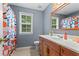 Bathroom featuring a sink vanity with a framed mirror at 10 Callaway Ct, Hiram, GA 30141