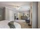 Comfortable main bedroom featuring neutral tones, plush carpet, and a ceiling fan for a relaxing atmosphere at 1244 Harris Commons Pl, Roswell, GA 30076