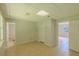 View of basement featuring access to another room, a closet and an ensuite tiled shower at 3781 Deercreek Dr, Powder Springs, GA 30127