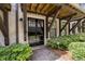 Front entrance of home with a double front door and manicured landscaping at 18 Peachtree Ne Ave # 5, Atlanta, GA 30305