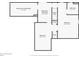 Basement floor plan showcases bedroom and bathroom layout at 684 Doe Lane Ln, Loganville, GA 30052