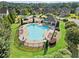 Inviting community pool featuring a gazebo, lounge chairs, and a fenced perimeter for relaxation at 3962 Roberts Crest Dr, Suwanee, GA 30024