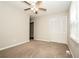 Comfortable bedroom with ceiling fan and closet space at 6194 Golden Meadow Court Ct, Riverdale, GA 30296