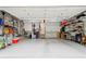 Well-organized garage with ample space for storage and parking at 1438 Salem Dr, Alpharetta, GA 30009