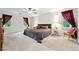 Large main bedroom with plush carpet, ample natural light, and neutral colors at 1438 Salem Dr, Alpharetta, GA 30009