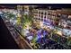 Festive town center featuring a vibrant night scene, adorned with holiday decorations and bustling crowds at 1438 Salem Dr, Alpharetta, GA 30009