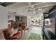 Finished basement featuring concrete floors and a seating area at 1656 N Pelham Ne Rd, Atlanta, GA 30324