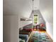 bedroom with bunk beds, bright rug, and window view at 1656 N Pelham Ne Rd, Atlanta, GA 30324