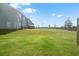 Spacious backyard with lush green grass, perfect for outdoor activities at 11640 Mendenhall Ct, Hampton, GA 30228