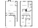 Two-story floor plan showcasing the layout of the home at 11640 Mendenhall Ct, Hampton, GA 30228