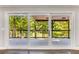 Close-up of sliding doors leading to the outdoor deck, offering natural light and outdoor views at 8316 Hewlett Rd, Sandy Springs, GA 30350