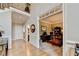 Spacious office with hardwood floors, custom built-ins, and ample natural light at 10195 Brier Mill Ct, Alpharetta, GA 30022