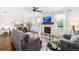 Comfortable living room featuring a fireplace, hardwood floors, and plenty of natural light at 1316 Willamette Way, Marietta, GA 30008