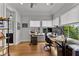 Bright office features wood floors, natural light, and neutral walls at 185 Central Ave, Fayetteville, GA 30214