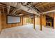 Basement featuring wood paneled walls and a media area with a large screen at 220 Hollyridge Dr, Roswell, GA 30076