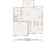 Detailed first floor plan showcasing the layout of rooms, including kitchen and living areas at 2922 Parkridge Ne Dr, Brookhaven, GA 30319