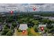 Aerial view showcases the proximity to the Edgewood Shopping District, Midtown, and a neighborhood dog park at 1555 New Ne St, Atlanta, GA 30307