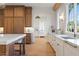 Gourmet kitchen with custom cabinetry and high-end appliances at 113 Laurel Brook Ln, Canton, GA 30115