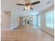 Open-concept living area with hardwood floors and seamless transitions to the kitchen at 1904 Watercrest Cir, Lawrenceville, GA 30043
