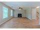 Expansive living area with wood floors and a cozy fireplace at 1904 Watercrest Cir, Lawrenceville, GA 30043