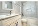 Clean bathroom features a modern vanity and tiled shower/tub combination at 1914 North Nw Ave, Atlanta, GA 30318