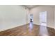 This bedroom features a view into the kitchen and bathroom at 1914 North Nw Ave, Atlanta, GA 30318