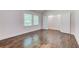 The bedroom offers an open closet and nice natural light from the two windows at 1914 North Nw Ave, Atlanta, GA 30318