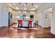 Modern kitchen featuring stainless steel appliances, granite countertops, and an island with seating at 245 Fenwick Cir, Mcdonough, GA 30253