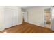 Spacious bedroom offers hardwood floors, large closet, and en-suite bathroom access at 2826 Summit Ridge Dr, Marietta, GA 30066