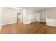 Bright bedroom features hardwood floors and neutral walls for a flexible design palette at 2826 Summit Ridge Dr, Marietta, GA 30066