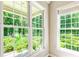 Bright room featuring large windows with serene views of lush greenery at 115 Edgewater Way, Peachtree City, GA 30269
