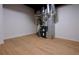 Unfinished basement with mechanical systems at 260 Lakemont Dr, Roswell, GA 30075