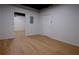 Spacious unfinished basement room with access doors at 260 Lakemont Dr, Roswell, GA 30075