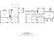Detailed floor plan showcasing the layout of both floors of the property at 3506 Billingsley Dr, Marietta, GA 30062