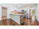 Kitchen featuring granite countertops, stainless steel appliances, and white cabinets at 3506 Billingsley Dr, Marietta, GA 30062