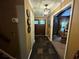 Welcoming foyer with double doors, slate flooring, and a view into the adjoining living space at 4094 Carlisle Pl, Stone Mountain, GA 30083