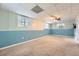 Large basement with carpet flooring, recessed lighting, and natural light; perfect for Gathering gatherings at 113 Hitchcock Dr, Villa Rica, GA 30180