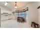 Eat-in kitchen area featuring a charming window and bright natural light at 113 Hitchcock Dr, Villa Rica, GA 30180