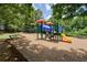 Community playground with swings, slides, and climbing equipment for children to enjoy at 4003 Coachman Ct, Cumming, GA 30040