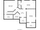 Basement floor plan with Gathering room, two bedrooms, utility and storage; total 2990 sq ft at 722 Ivory Trl, Woodstock, GA 30188