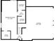 Layout of the basement area showing the recreation room, storage, and garage at 974 Bloomfield Dr, Lawrenceville, GA 30044