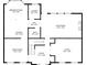 Layout of the first floor area showing living room, kitchen, office, laundry, and dining room at 974 Bloomfield Dr, Lawrenceville, GA 30044
