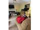 The living room features a fireplace and space for a TV, needing cleanup at 974 Bloomfield Dr, Lawrenceville, GA 30044