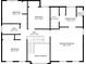 Layout of the second floor area showing bedrooms, bathrooms, and WIC at 974 Bloomfield Dr, Lawrenceville, GA 30044