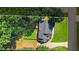 A stunning backyard, complete with a private fence, a well-kept lawn, and a charming deck at 1048 Falls Brooke Dr, Conyers, GA 30094
