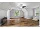 Bonus room featuring laminate floors, neutral walls, and natural light at 1048 Falls Brooke Dr, Conyers, GA 30094