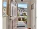 Inviting foyer with a view of the townhomes and landscaping at 2083 Hasel St, Lawrenceville, GA 30044